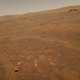 View of Jezero crater, as seen by the Ingenuity helicopter.